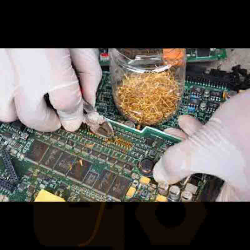 Plated pins Scrap Electronics With Gold Connectors scrap